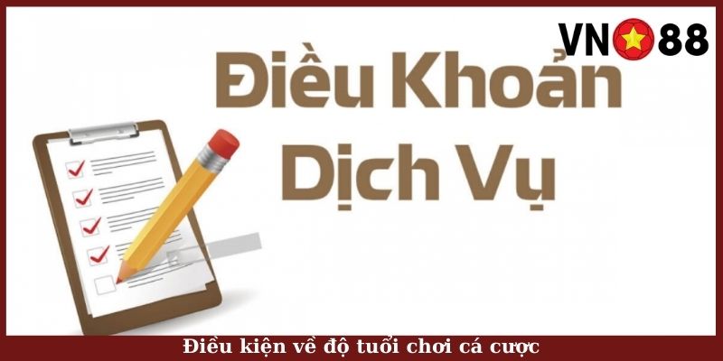 Điều kiện về độ tuổi chơi cá cược